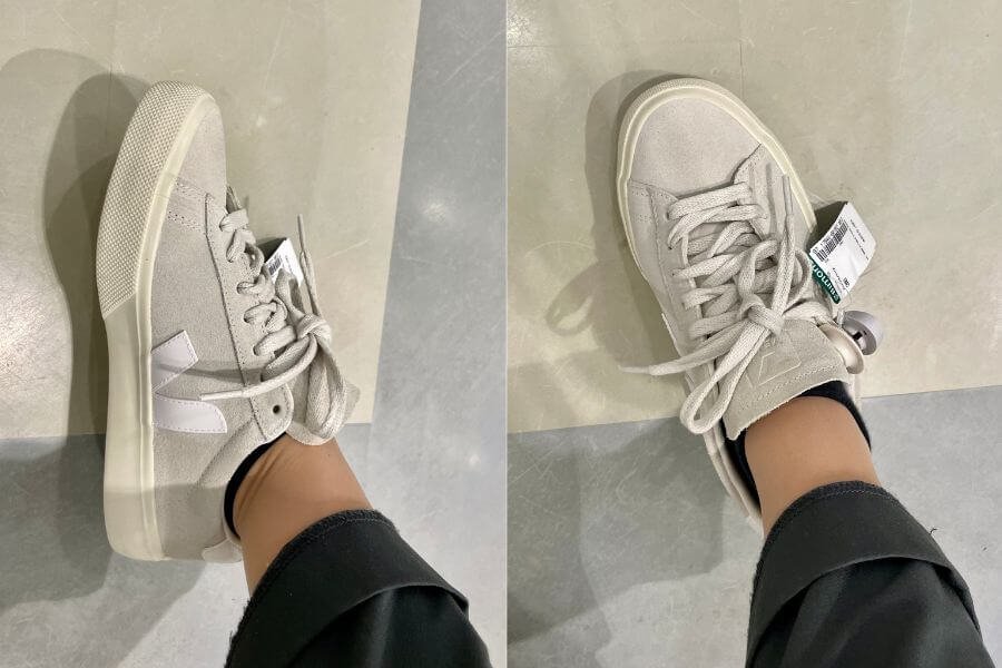 きれいめコーデにもおすすめ！買ってよかったVeja白レザースニーカー